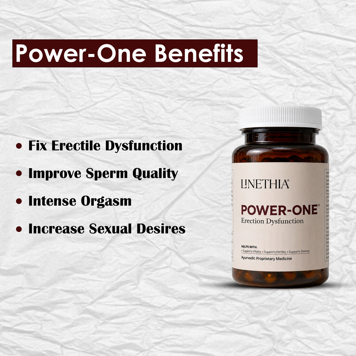 POWER ONE –Erection Support Capsules