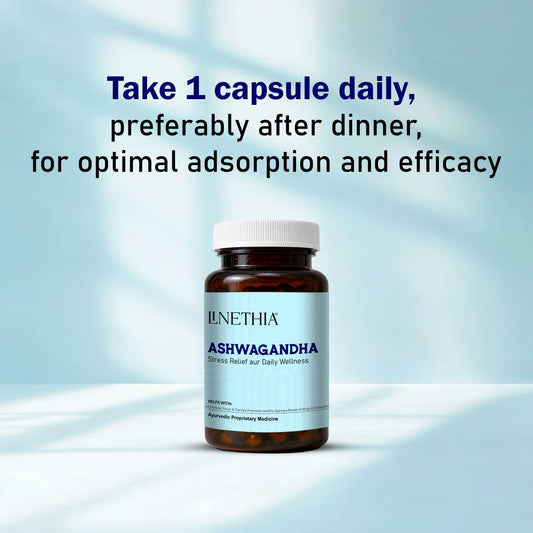 Ashwagandha Capsules - 60 | Organic Extract | Reduces Stress & Anxiety