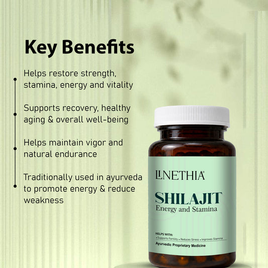 LINETHIA Shilajit Capsules | Energy & Stamina Support