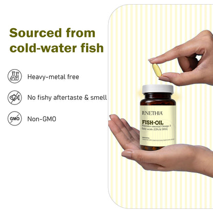 Linethia Omega 3 Fish Oil 1000mg Softgels