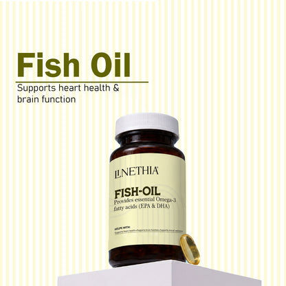 Linethia Omega 3 Fish Oil 1000mg Softgels