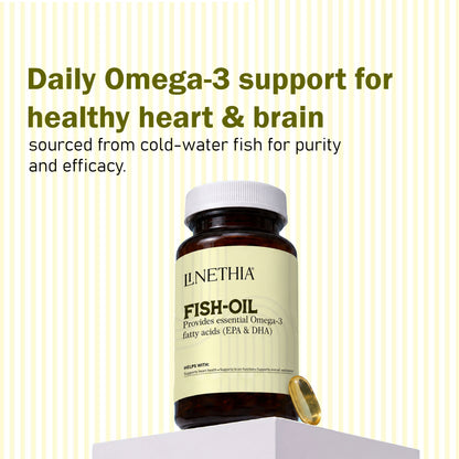 Linethia Omega 3 Fish Oil 1000mg Softgels