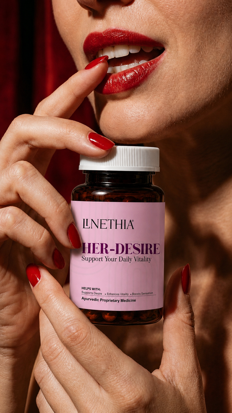 LINETHIA HER-DESIRE | Women's Daily Vitality Support | 30 Capsules
